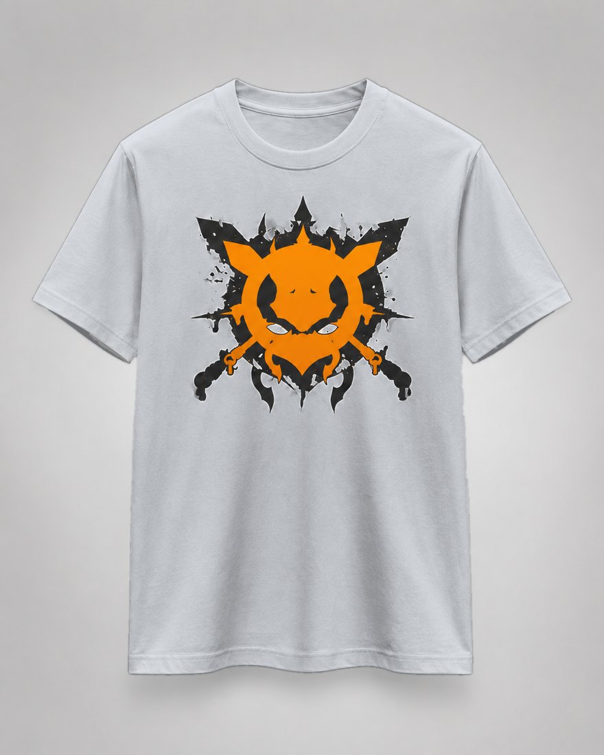 Emblem Splash T-Shirt — light gray, The Battle Club merch